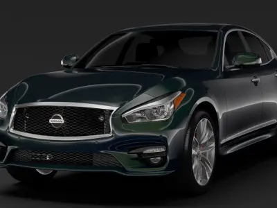 Nissan Fuga Sport 2018 3D model