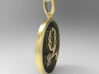 Decorative Letter Z 3D print model