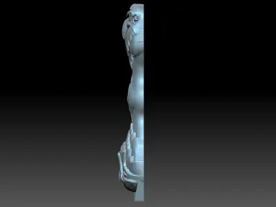 The handle 3D print model