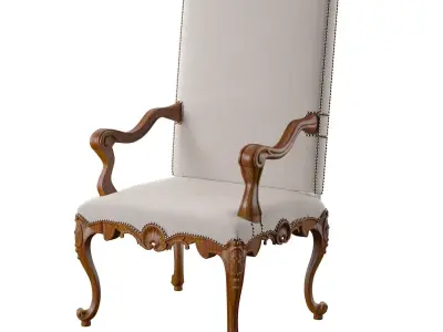Armchair Massant Regence RTFA10 3D model