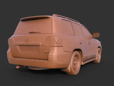 Toyota Land Cruiser 200 3D print model