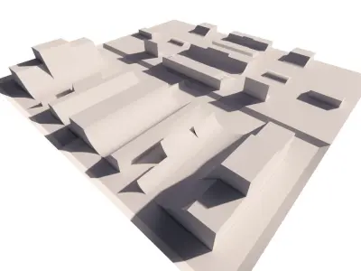 Skatepark-Skate Park PACK 3D model