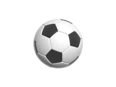 Soccer Ball 3D model 10