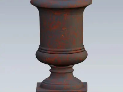 Garden urn planter34 3D model