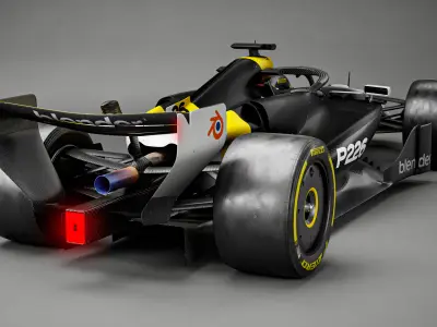 F1 2026 car concept - P226 3D model