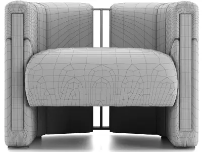 Visionnaire Petra Armchair 3D model