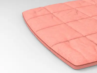 Kuye Mattress Low-poly 3D model
