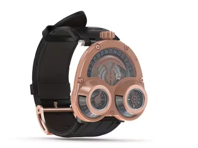 Horological Machine No 3 HM3 Mechanical Watch 3D model