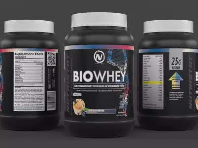 Protein Powder 3D model 126