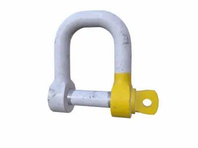 D Shackle Low-poly 3D model