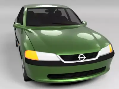 OPEL VECTRA 1996 LOWPOLY Low-poly 3D model