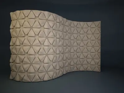 06 FRANGIPANI RELIEF Low-poly 3D model