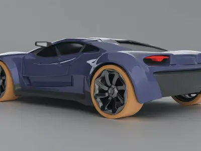 Concept car 2011 3D model