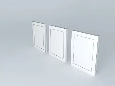 Decorative panels - Decoration Frames Free 3D model