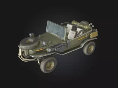 Amphibious Adventure  Dual-Terrain Exploration 3D model