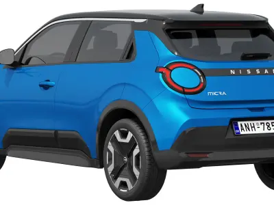 Nissan Micra EV 2026 3D model