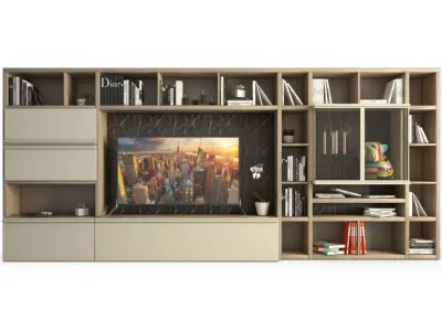 Contemporary TV Furniture 03 3D model