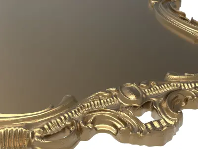 Carved Picture Frame 3D model