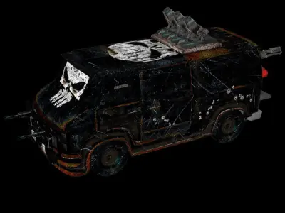Lowpoly Vehicle pack  Low-poly 3D model