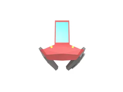 Future Car v1 004 Low-poly 3D model