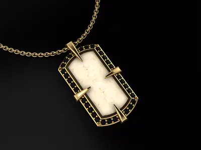Mans Pendant 3D print model