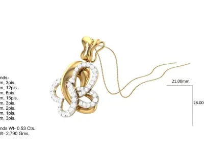 Turkey pendant  3D print model