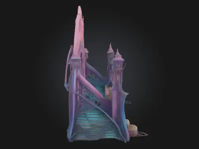 Enchanted Archway  A Gateway to the Mystical Unknown 3D model