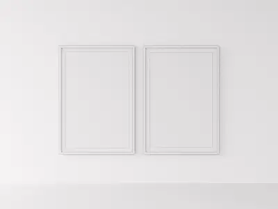 Picture Frames Abstract 3D model