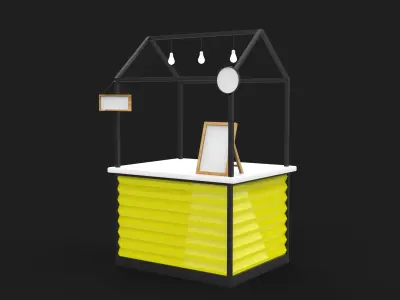 food cart 3D model
