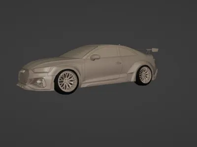 audi rs5 customized blender 3D model