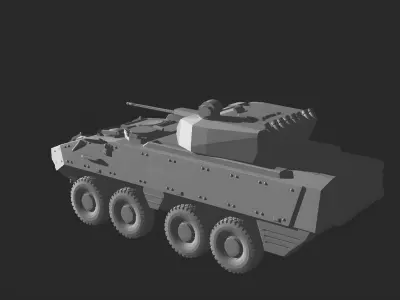 Piranha 3 ifv 8x8 botswana 3D print model