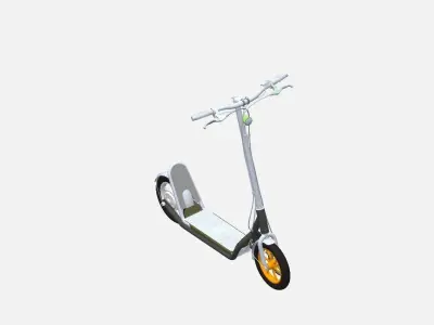 Electric children scooter 3D model