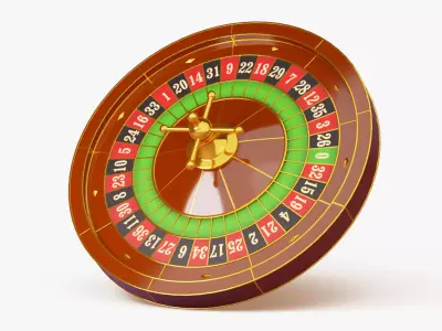 European Roulette Wheel 3D model