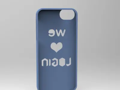 CGTrader loves LOGIN iPhone Printable Case Free 3D print model