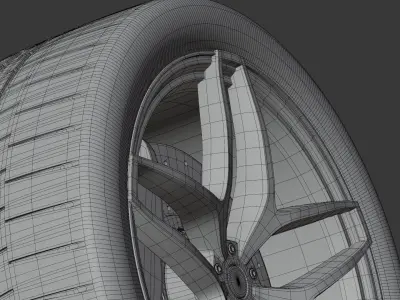 Ferrari 488 Pista Spider with Pirelli Trofeo RS 3D model