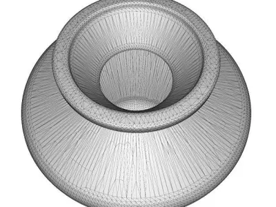 Brass Water Vessel Low-poly 3D model