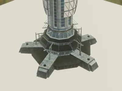 FutureTower2 skyscraper in tokyo 3D model