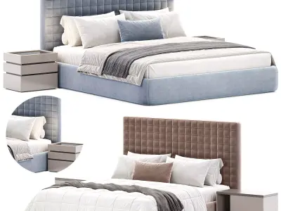 Brandon Bed By Luxury Giuliomarelli Low-poly 3D model