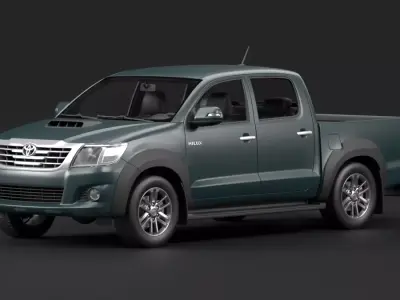 toyota hilux 3d  3D model