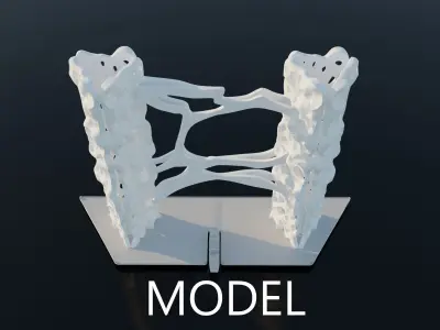 Concept architectural object 3D model