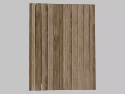 Chunky Basic Pine Nightstand Free low-poly 3D model