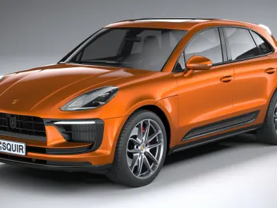 Porsche Macan S 2022 3D model