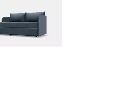 S100 sofa bed right 90x200 DWN 2 3D model