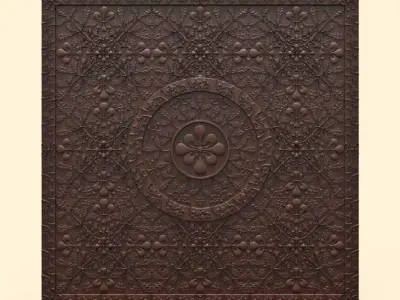 BED HEADBOARD 03 3D print model