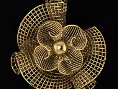  Turkish Ring 3D print model