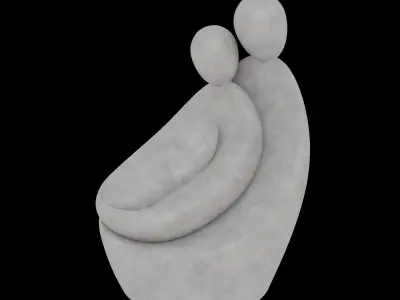 Love Sculpture Home Decoration Valentines Day Gift Couple Art 3D print model