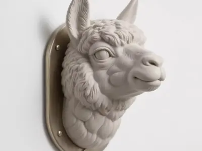 Alpaca 3D print model