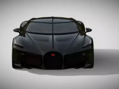 Bugatti la voiture noire 3D model purchase
