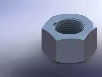 M12 NUT 3D print model