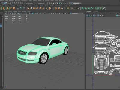 Audi TT  3D model